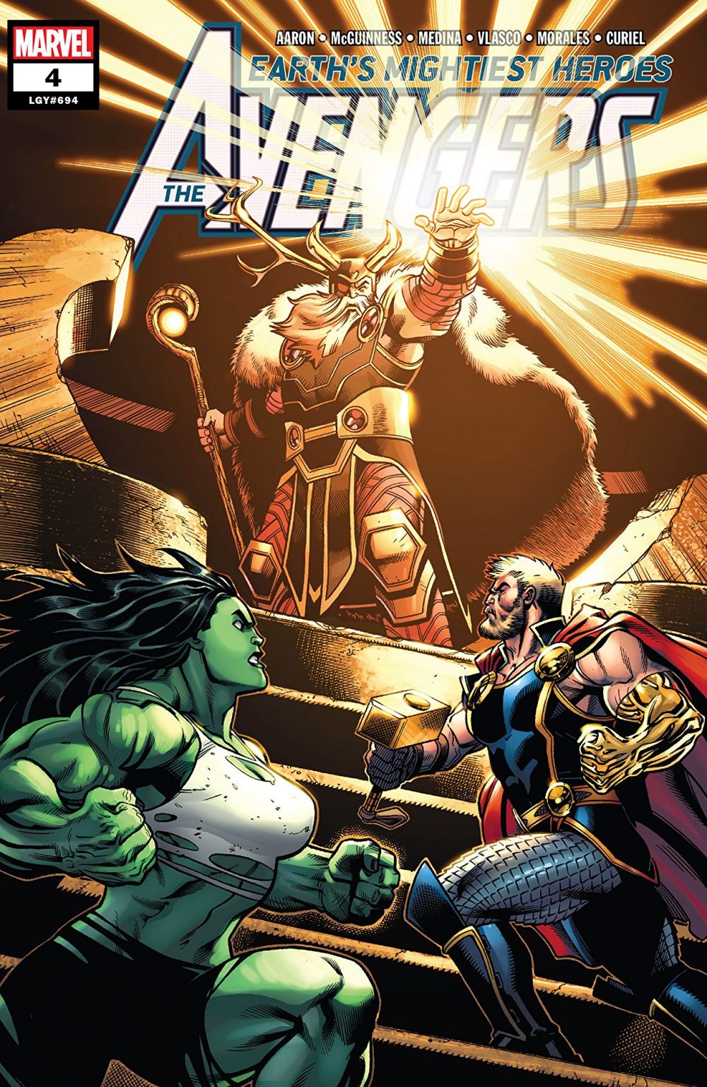 Avengers #4, copertina di Ed McGuinness