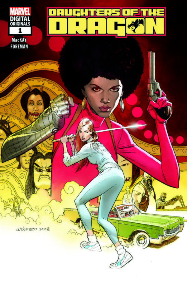 Daughters of the Dragon (MDO) #1, copertina di Andrew Robinson