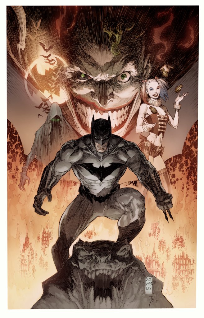 Batman/Joker: The Deadly Duo #1, copertina di Marc Silvestri