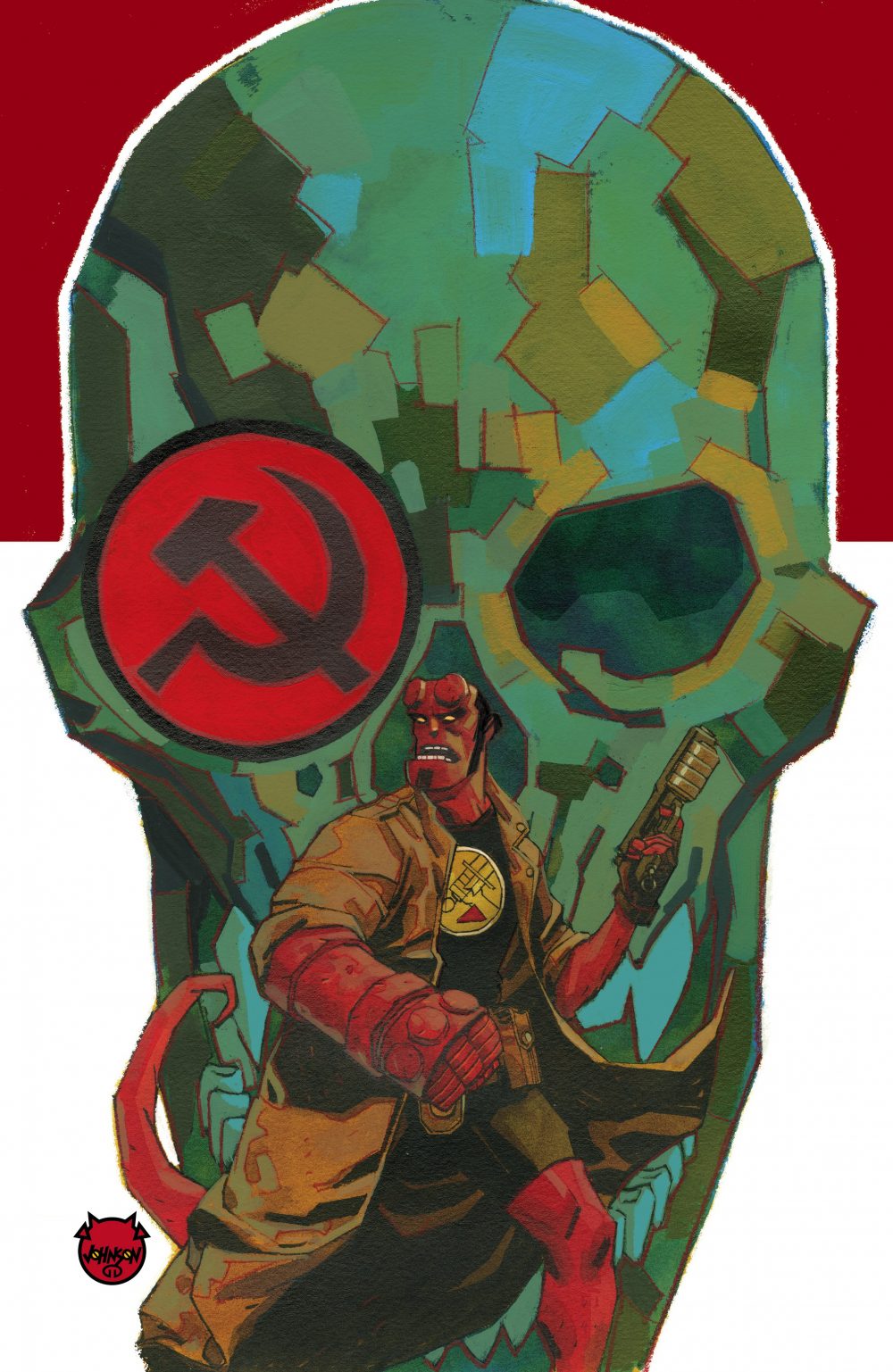 Hellboy and the B.P.R.D.: 1956 #1, copertina di Dave Stewart