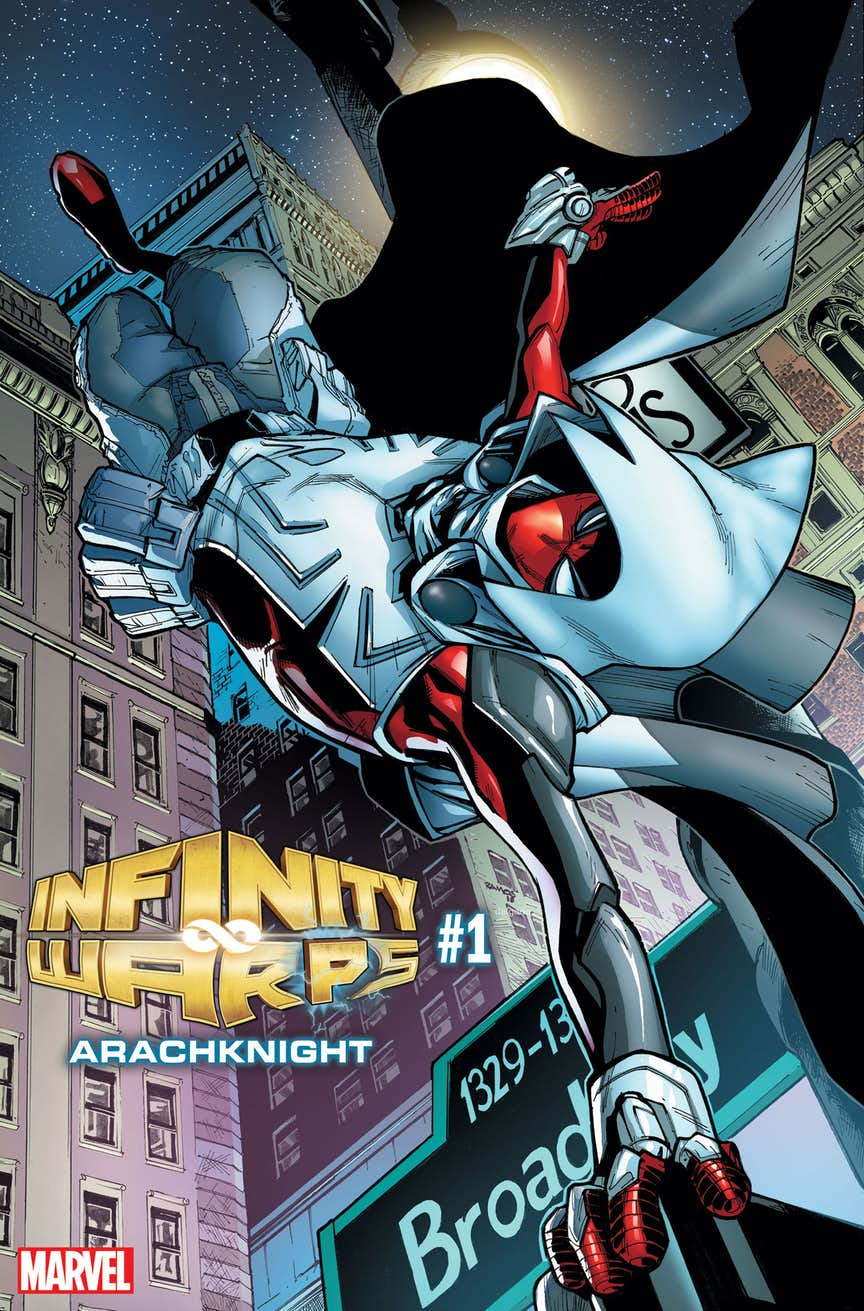 Infinity Wars: Arachknight #1, copertina di Humberto Ramos