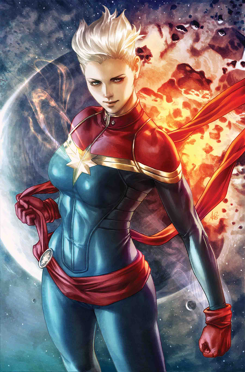 Life Of Captain Marvel #1, variant cover di Artgerm