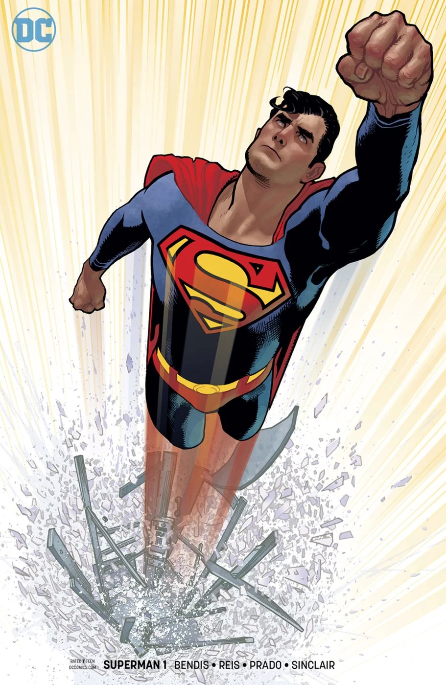 Superman #1, variant cover di Adam Hughes