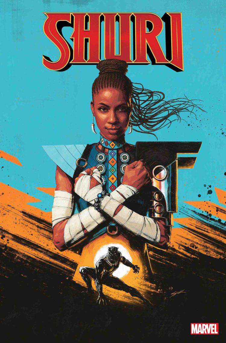 Shuri #1, copertina di Sam Spratt