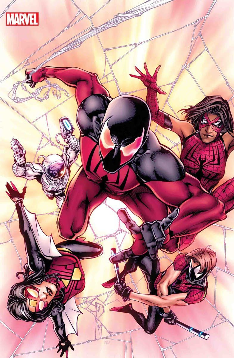 Spider-Geddon: Spider-Force #1, copertina di Paulo Siqueira