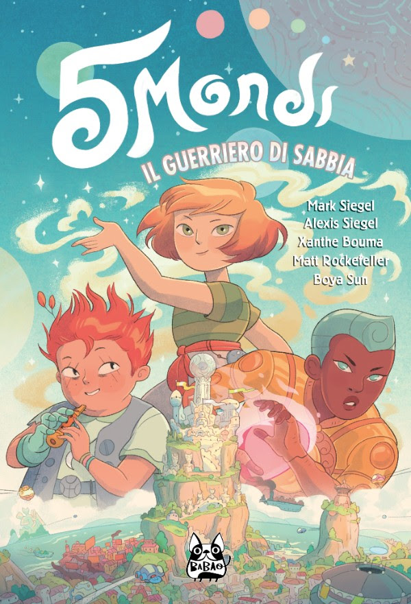 5 Mondi vol. 1: Il guerriero di sabbia, copertina