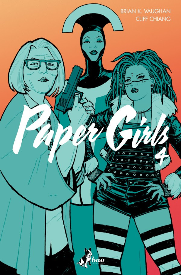 Paper Girls vol. 4, copertina di Cliff Chiang