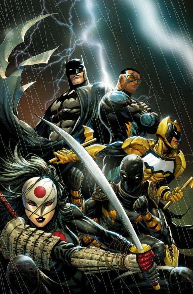 Batman and the Outsiders #1, copertina di Tyler Kirkham