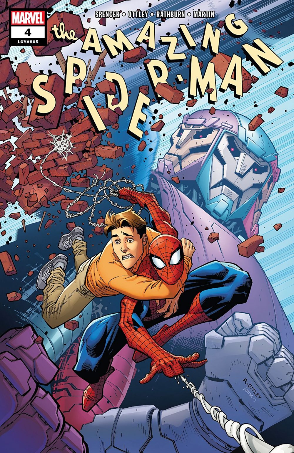 Amazing Spider-Man #4, copertina di Ryan Ottley 