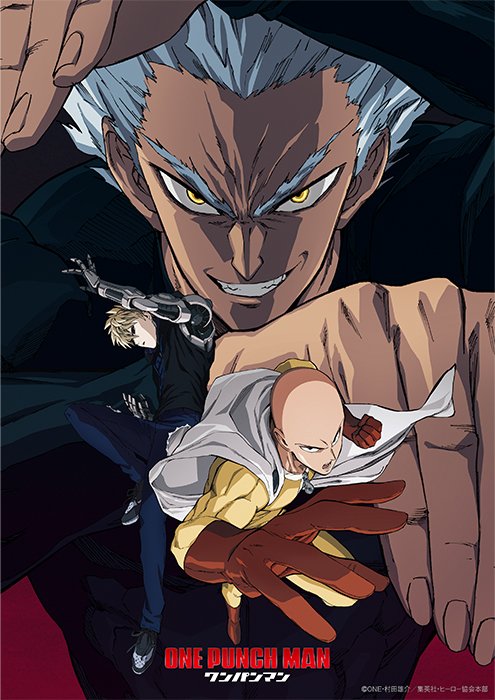 One-Punch Man, locandina seconda stagione anime