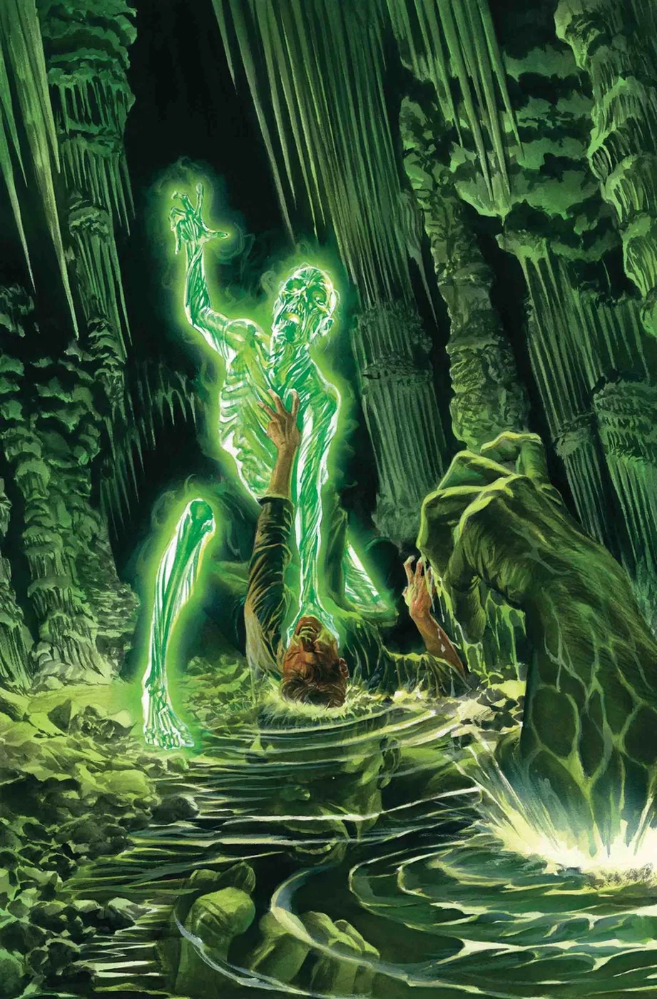 Immortal Hulk #2, copertina di Alex Ross