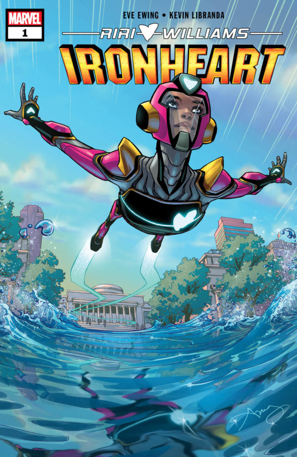 Ironheart #1, copertina di Amy Reeder