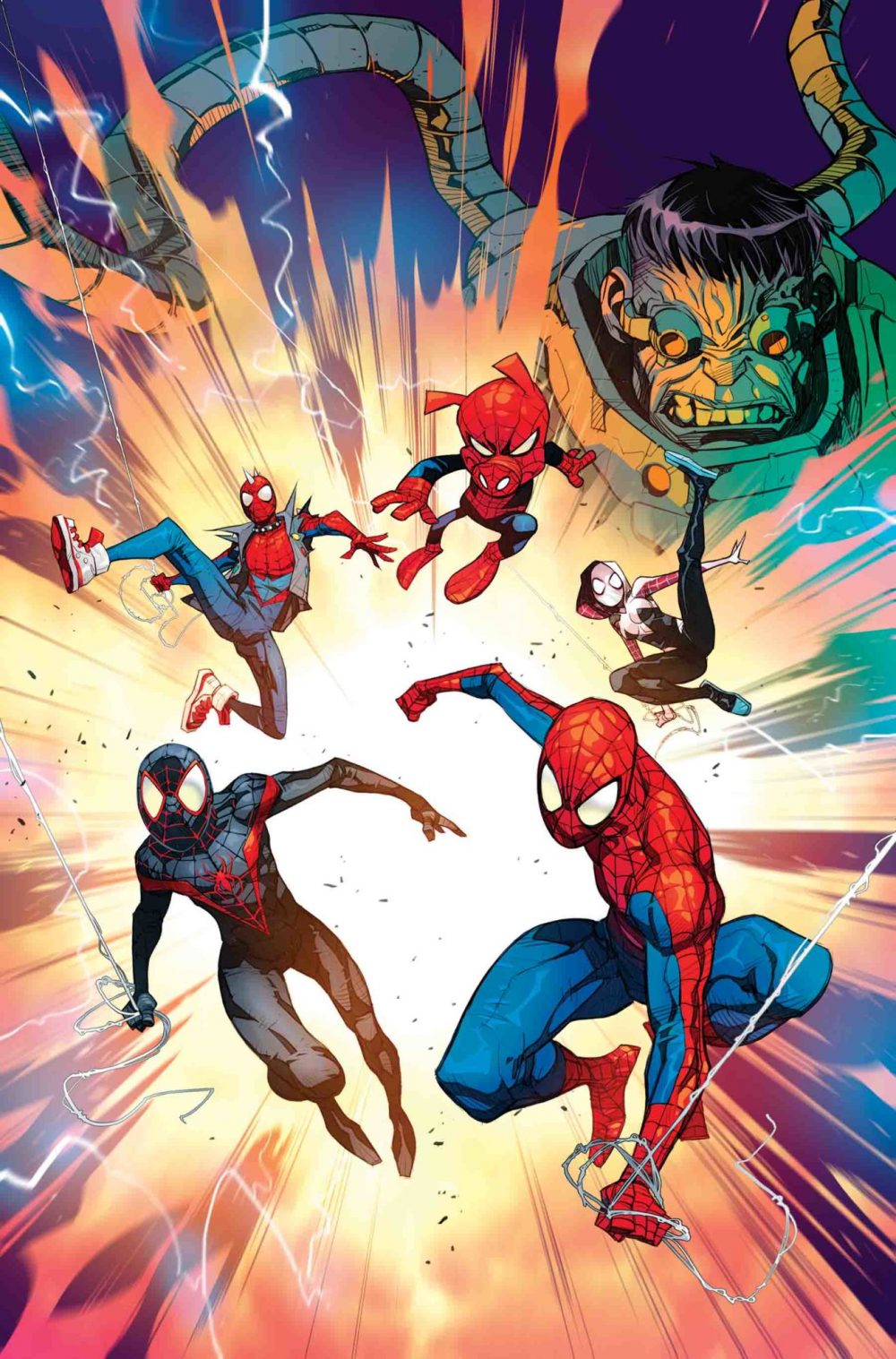 Spider-Man: Enter the Spider-Verse #1, copertina di Eduard Petrovich