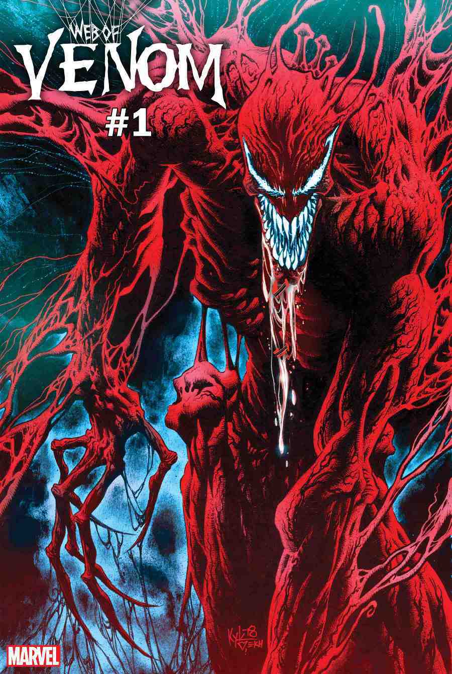 Web of Venom: Carnage Born #1, copertina di Kyle Hotz