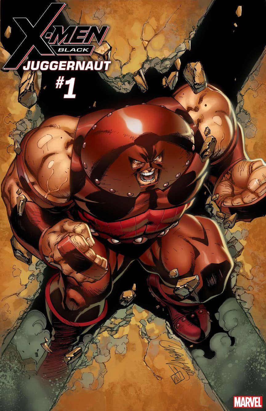 X-Men Black: Juggernaut, copertina di J. Scott Campbell