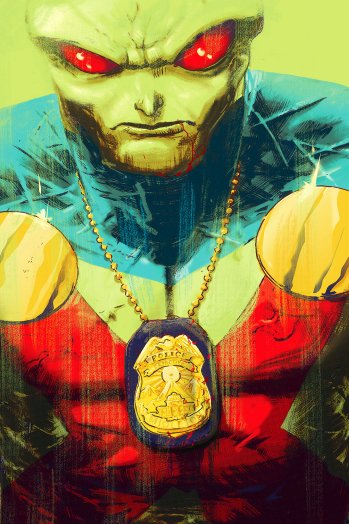 Martian Manhunter #1, copertina di Riley Rossmo