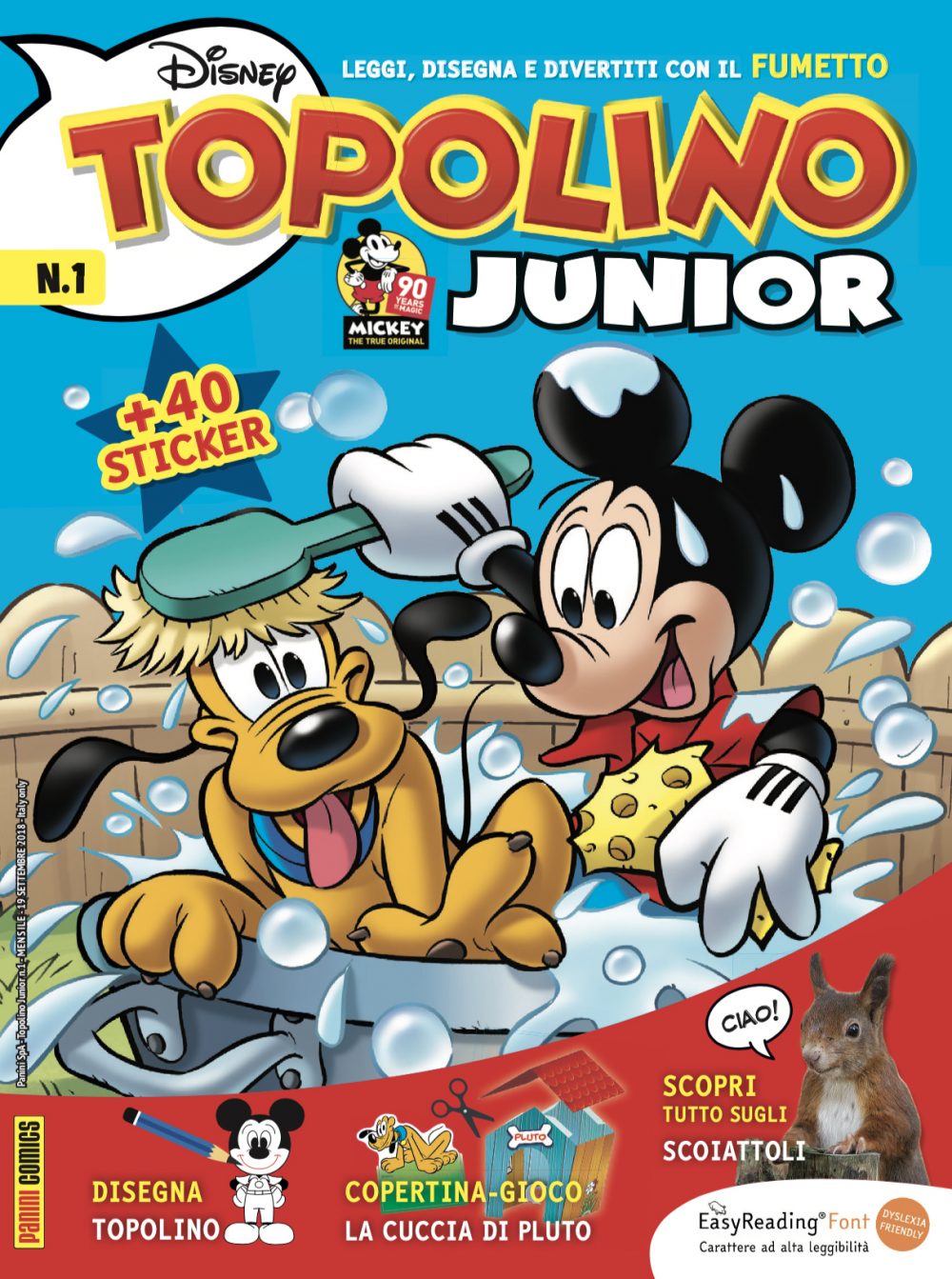 Topolino Junior 1, copertina