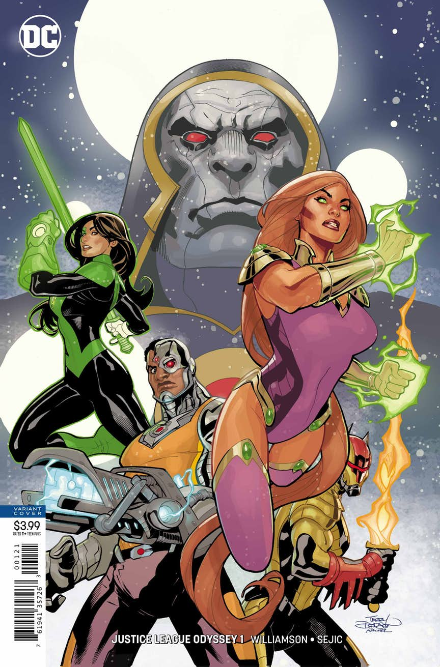 Justice League Odyssey #1, variant cover di Terry e Rachel Dodson