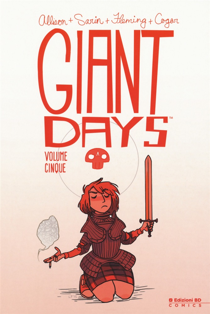 Giant Days vol. 5, copertina di Lissa Treiman