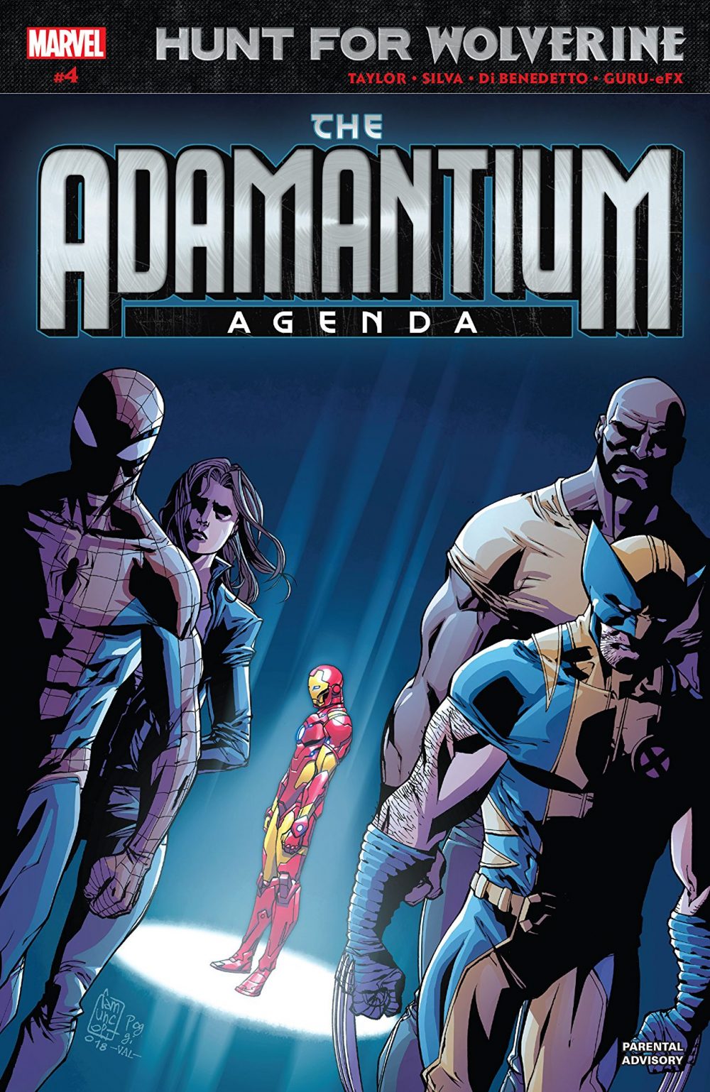 Adamantium Agenda #4, copertina di Giuseppe Camuncoli