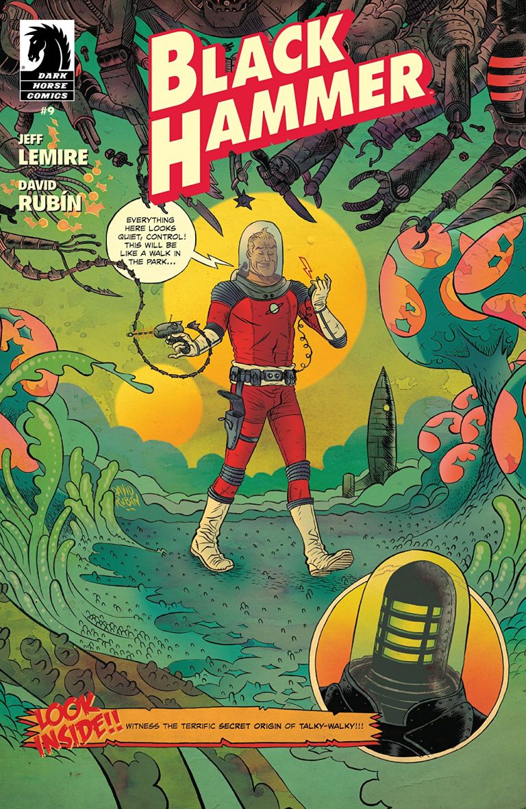 Black Hammer #9, copertina di David Rubin