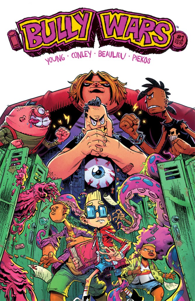 Bully Wars #1, copertina di Aaron Conley