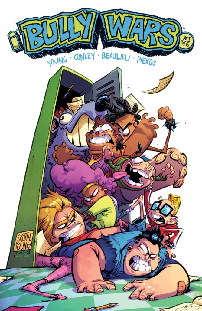 Bully Wars #1, variant cover di Skottie Young