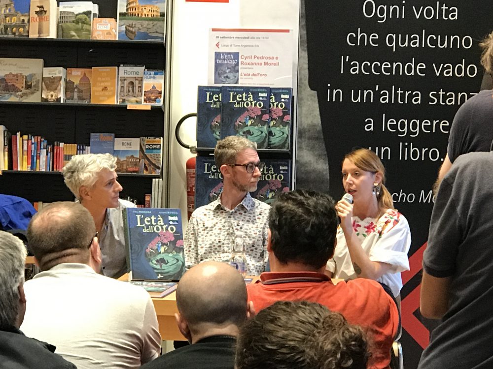 L'età dell'oro, Cyril Pedrosa e Roxanne Morei alla libreria Feltrinelli