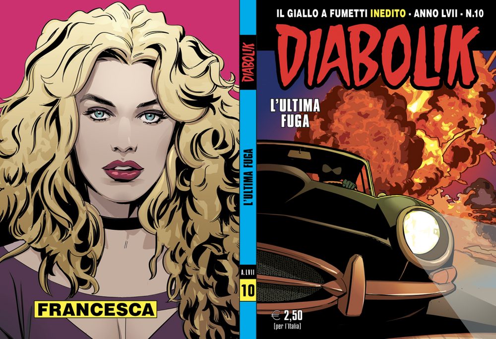 Diabolik Anno LVII n. 10 – 1° ottobre, copertina di Matteo Buffagni