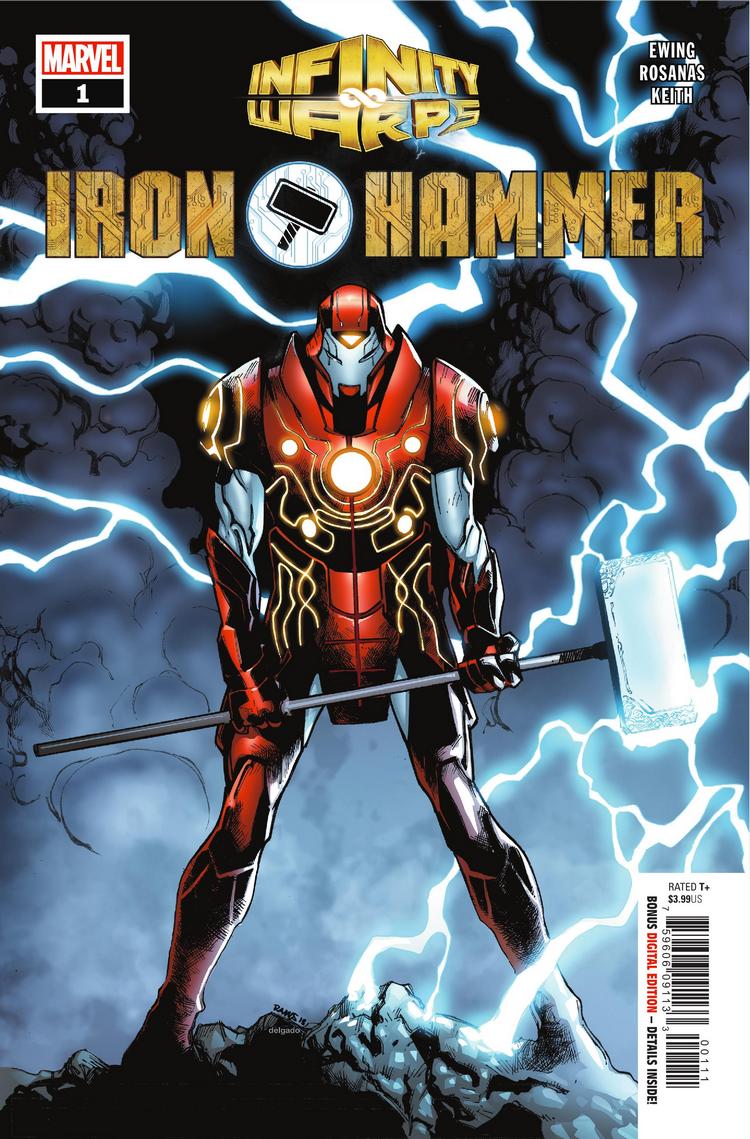 Infinity Warps: Iron Hammer #1, copertina di Humberto Ramos