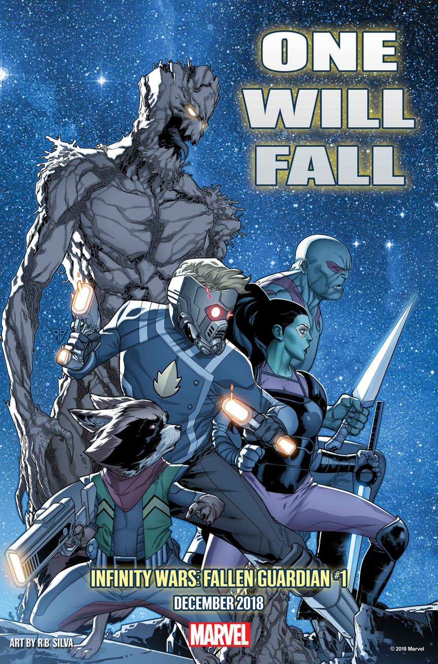 Infinity Wars: Fallen Guardian #1, promo di R.B. Silva