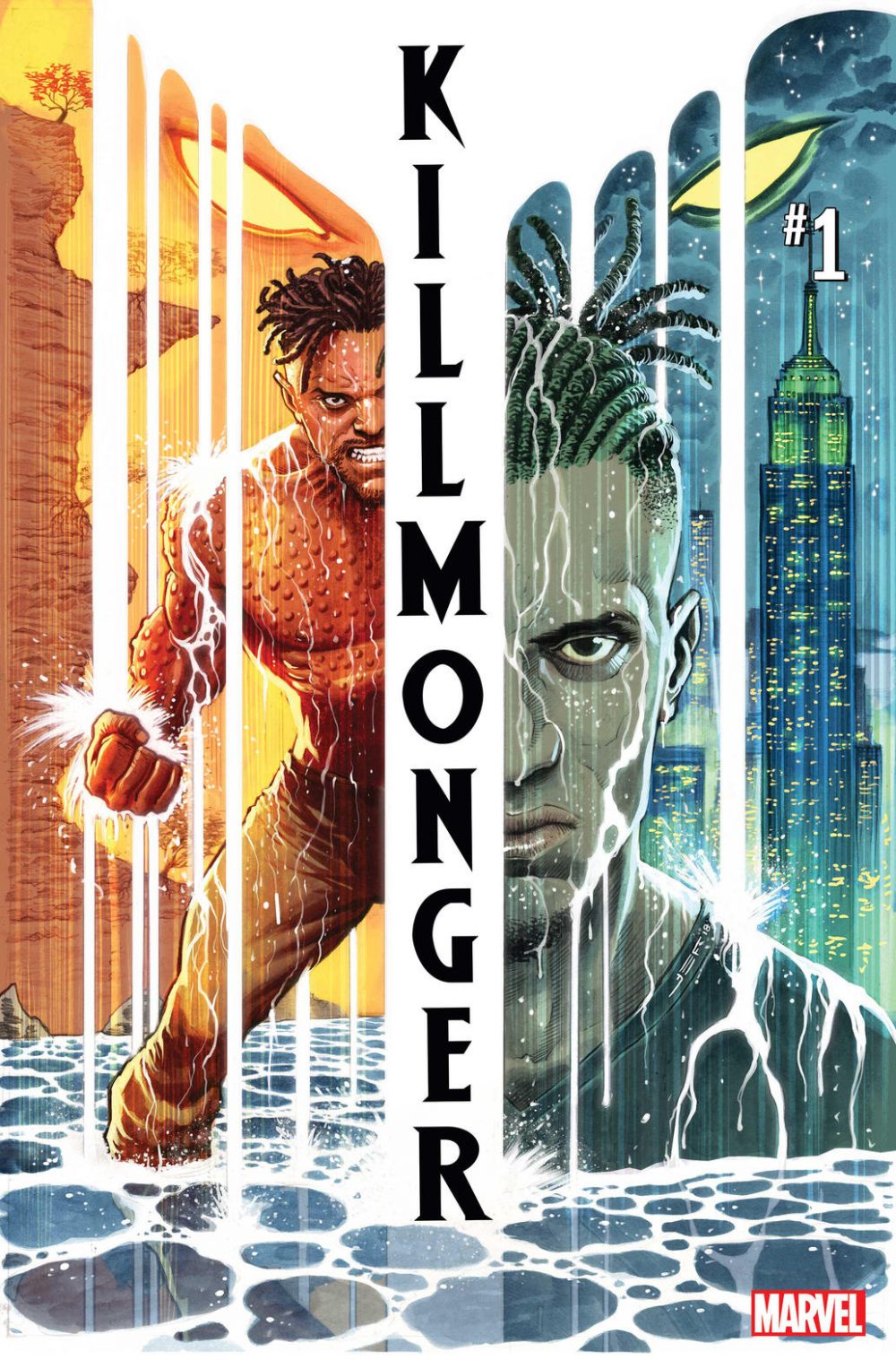 Killmonger #1, copertina di Juan Ferreyra