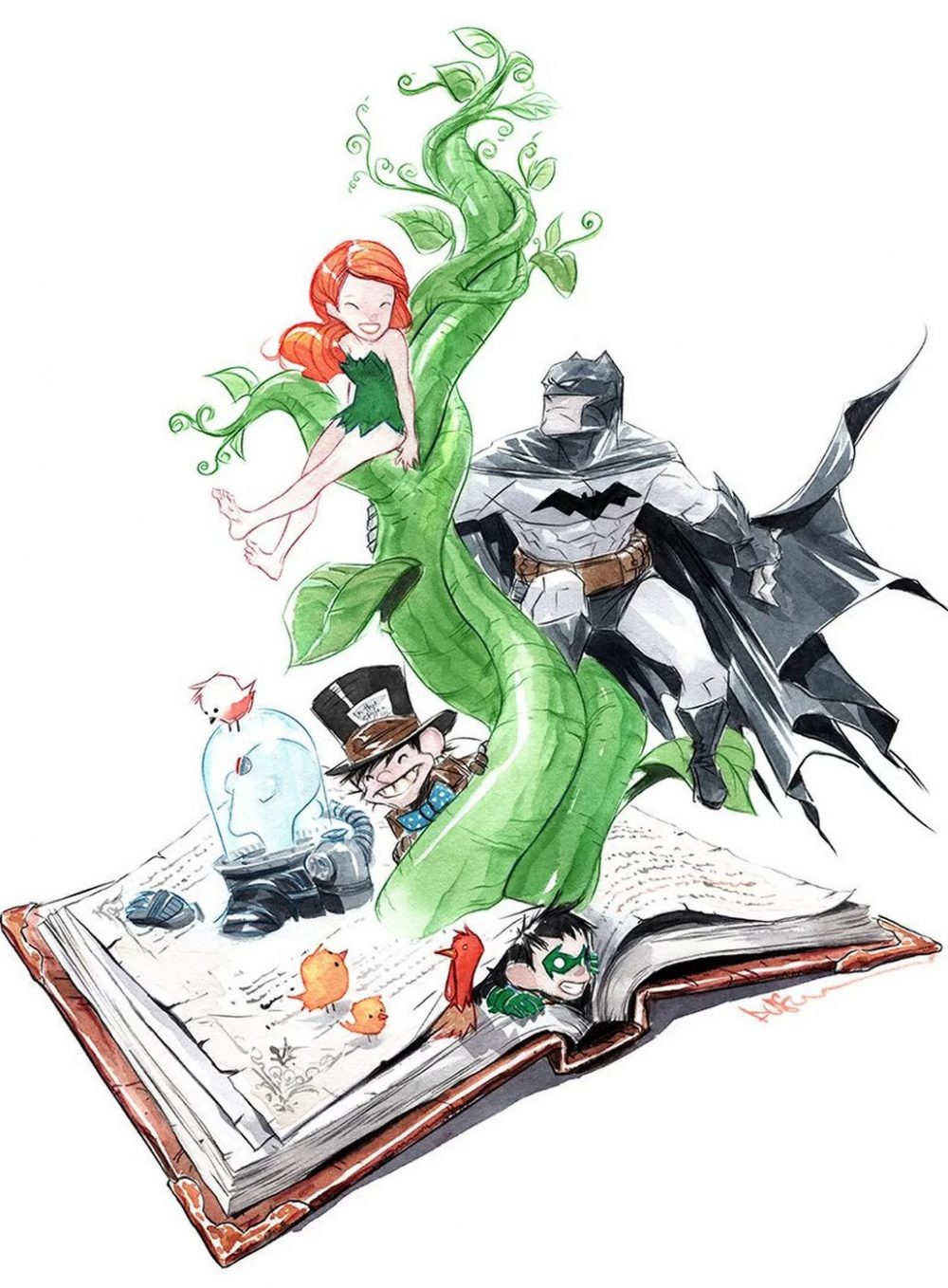 Batman: Once Upon a Crime, copertina di Dustin Nguyen