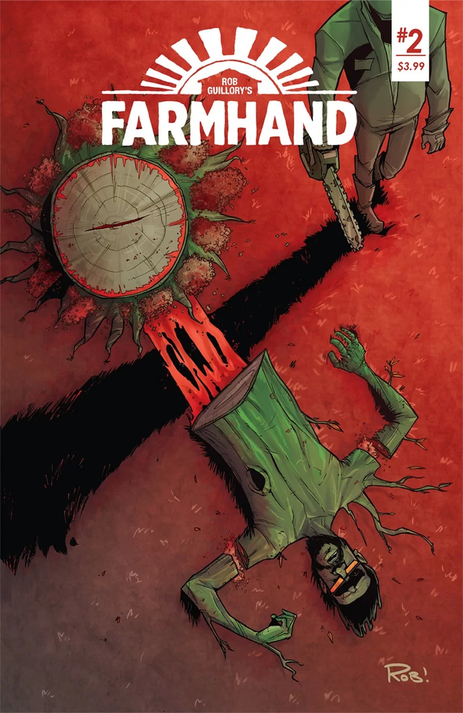 Farmhand #2, copertina di Rob Guillory