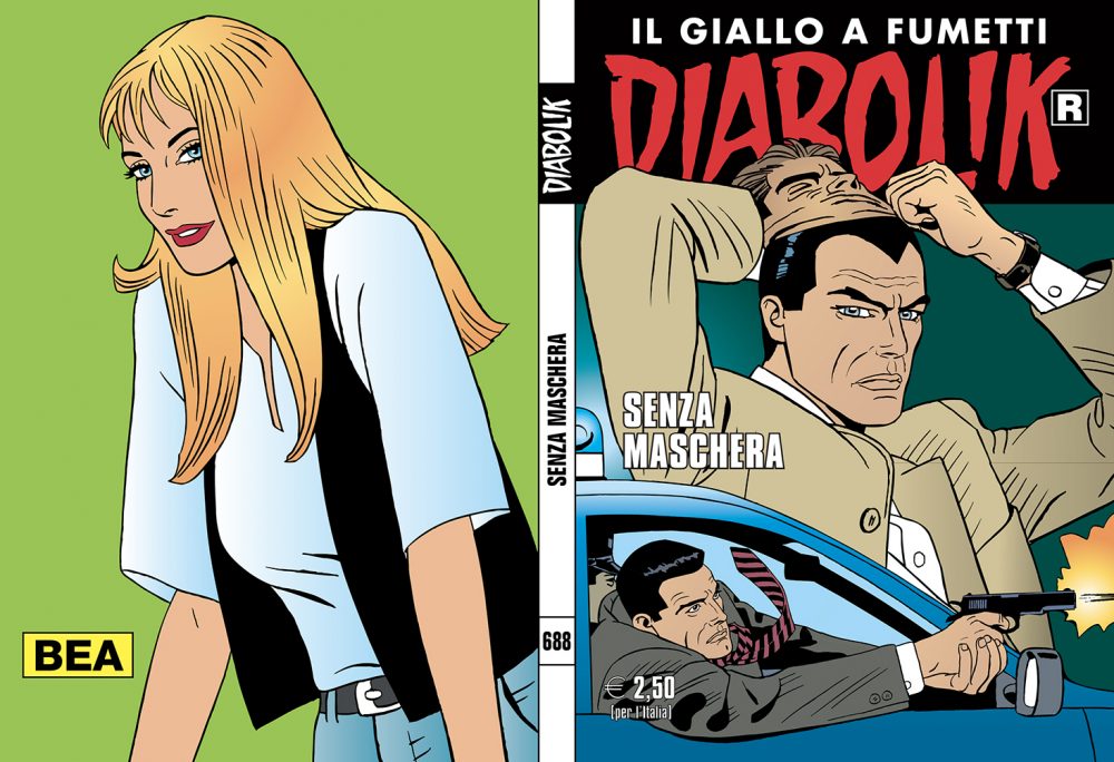 Diabolik R 688 – 10 ottobre, copertina di Sergio e Paolo Zaniboni