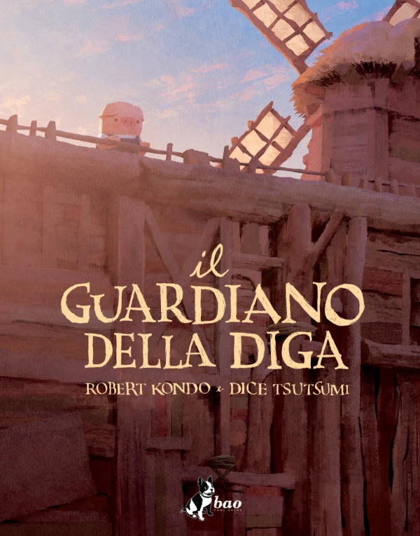 Il Guardiano della Diga – Libro primo, copertina di Robert Kondo e Dice Tsutsumi