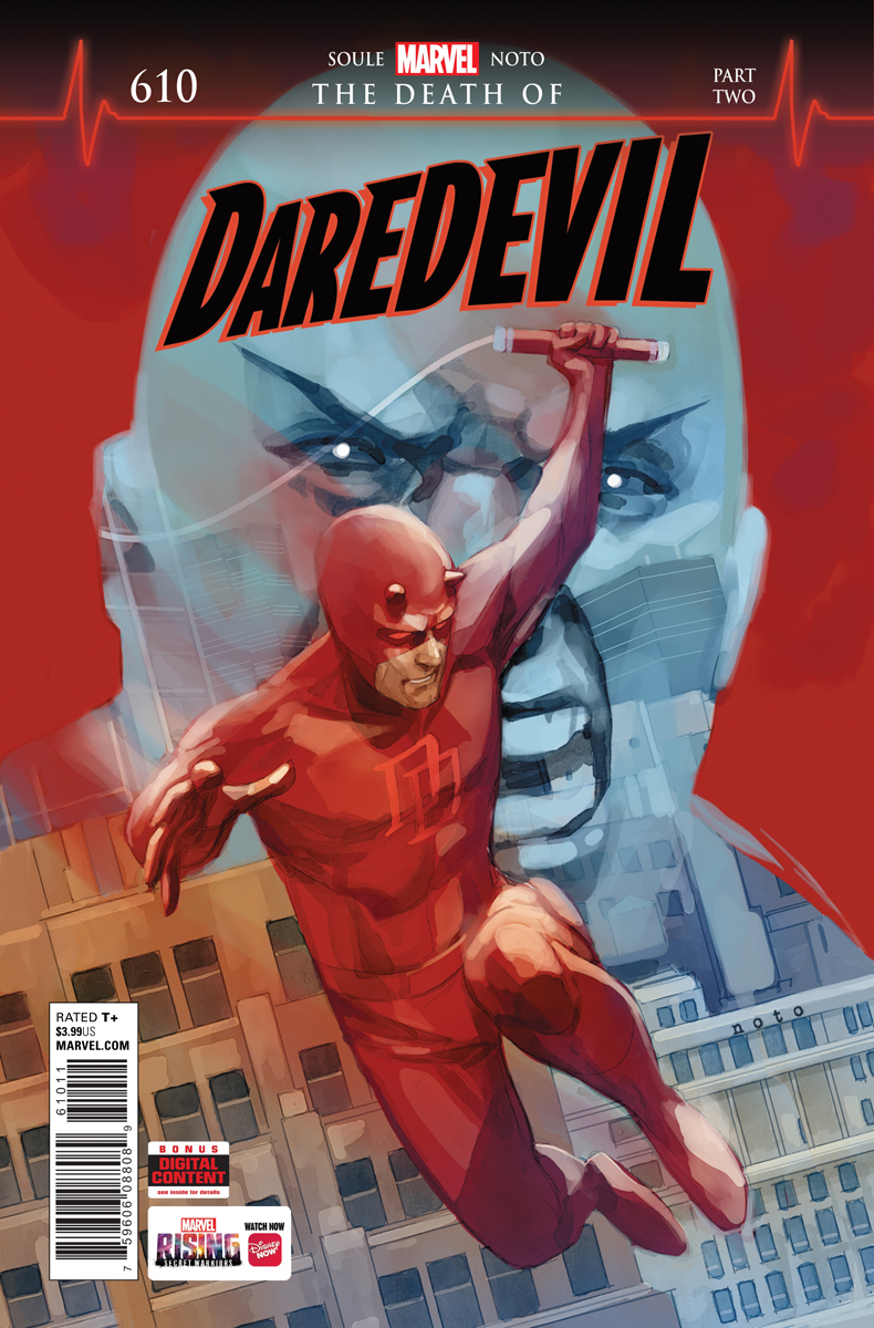 Daredevil #610, copertina di Phil Noto