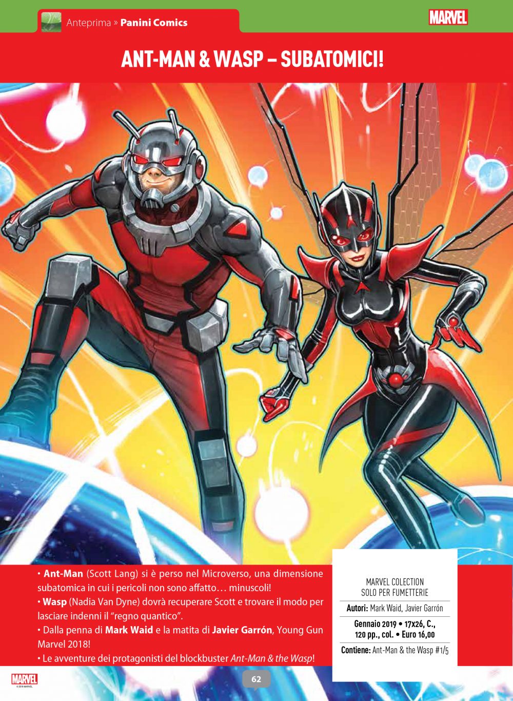 Ant-Man e Wasp: Subatomici! su Anteprima