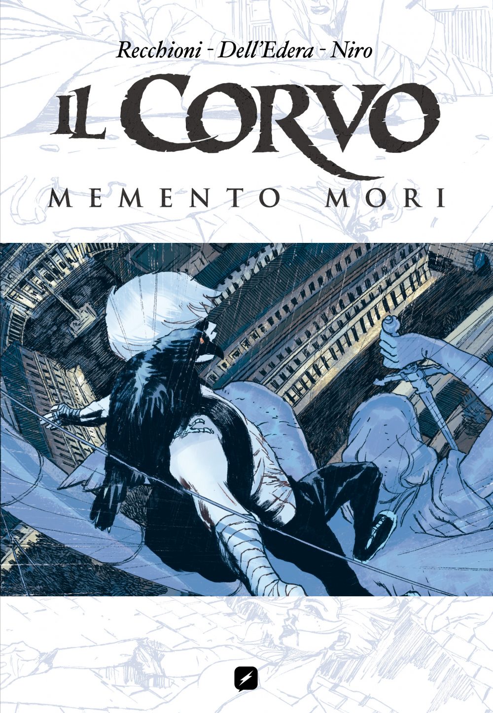 Il Corvo: Memento Mori - Omnibus, copertina di Werther Dell'Edera