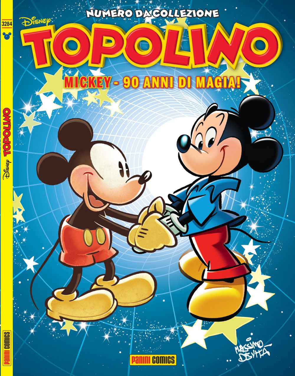 Topolino 3284, copertina variant di Massimo De Vita