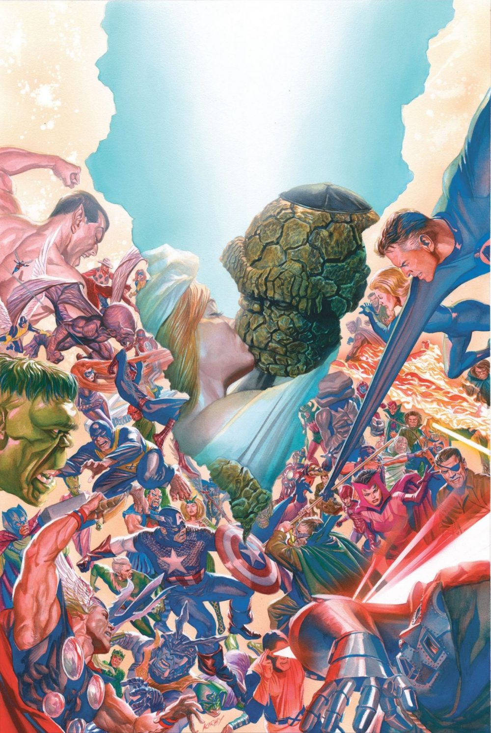 Fantastic Four #5, variant cover di Alex Ross