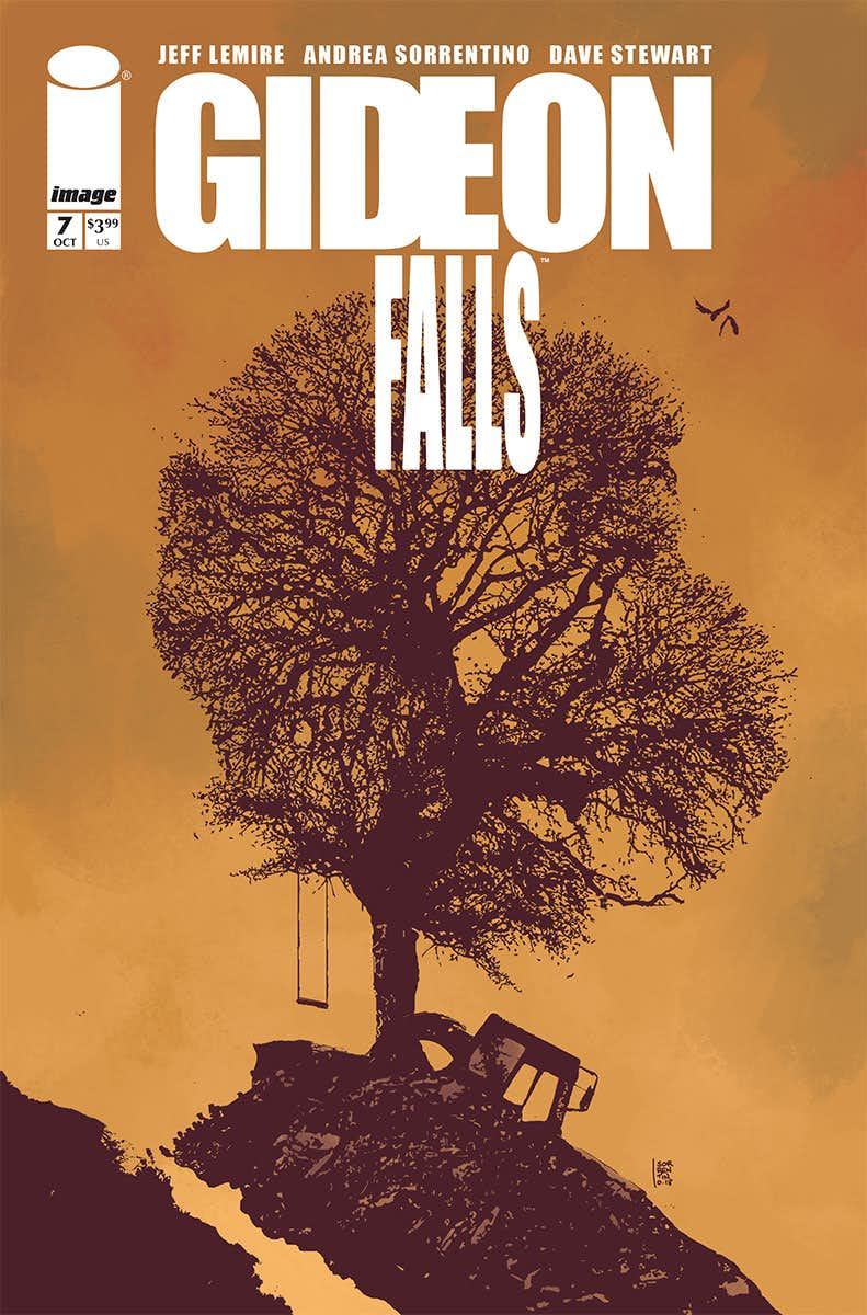 Gideon Falls #7, copertina di Andrea Sorrentino