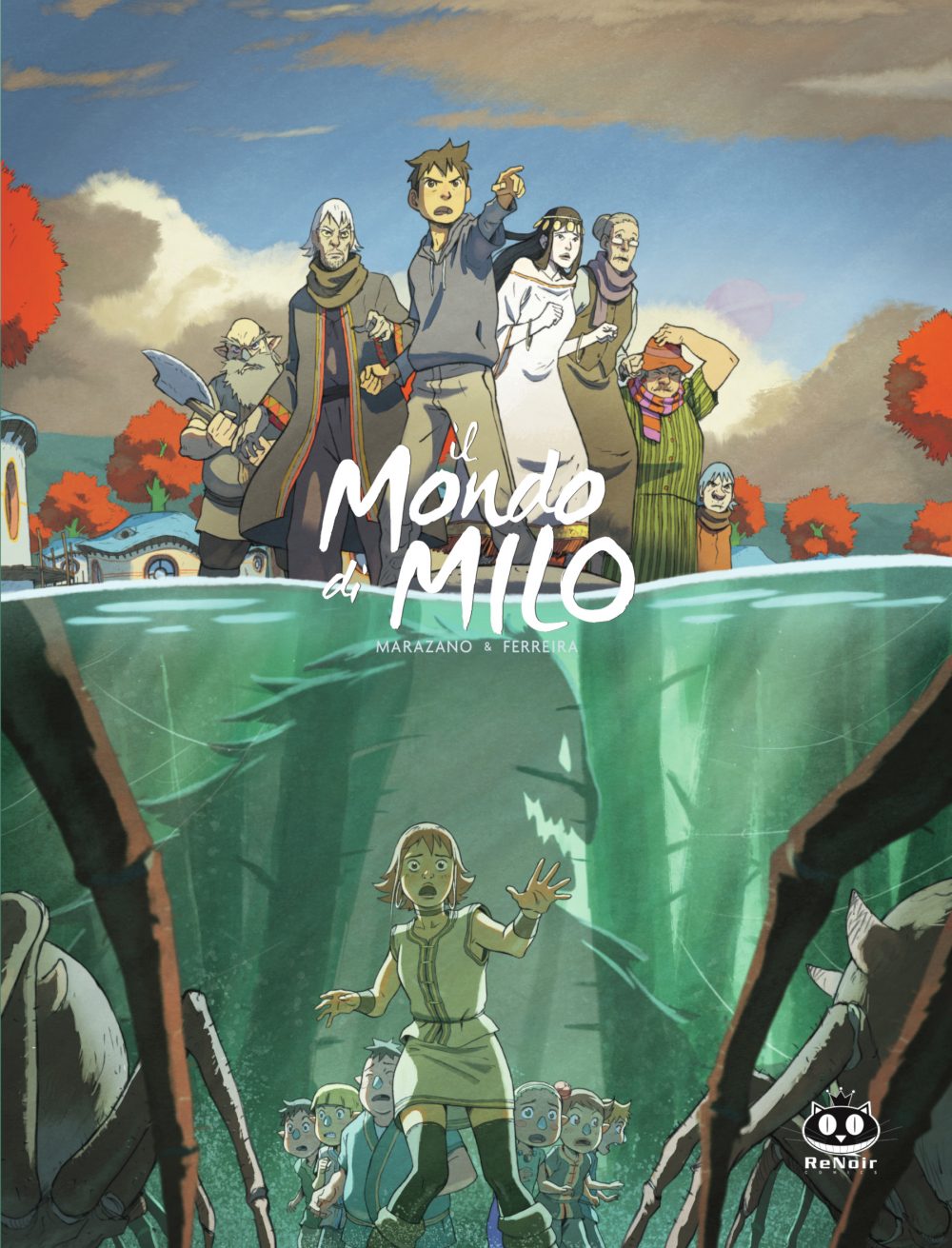 Il mondo di Milo vol. 2, copertina di Christophe Ferreira