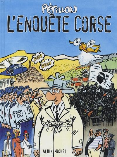 L'Enquete Corse, copertina di René Pétillon