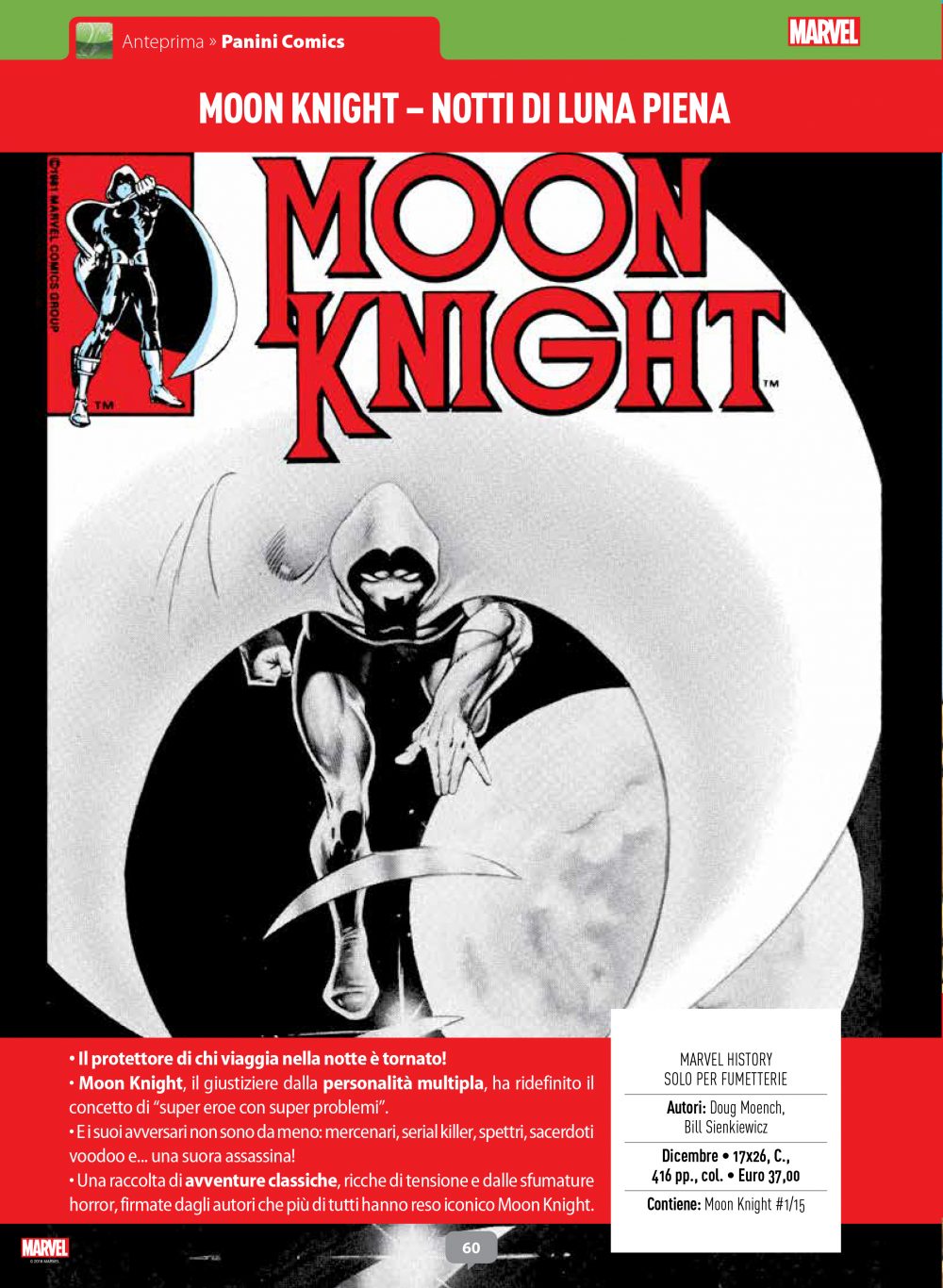 Moon Knight: Notti di Luna piena su Anteprima