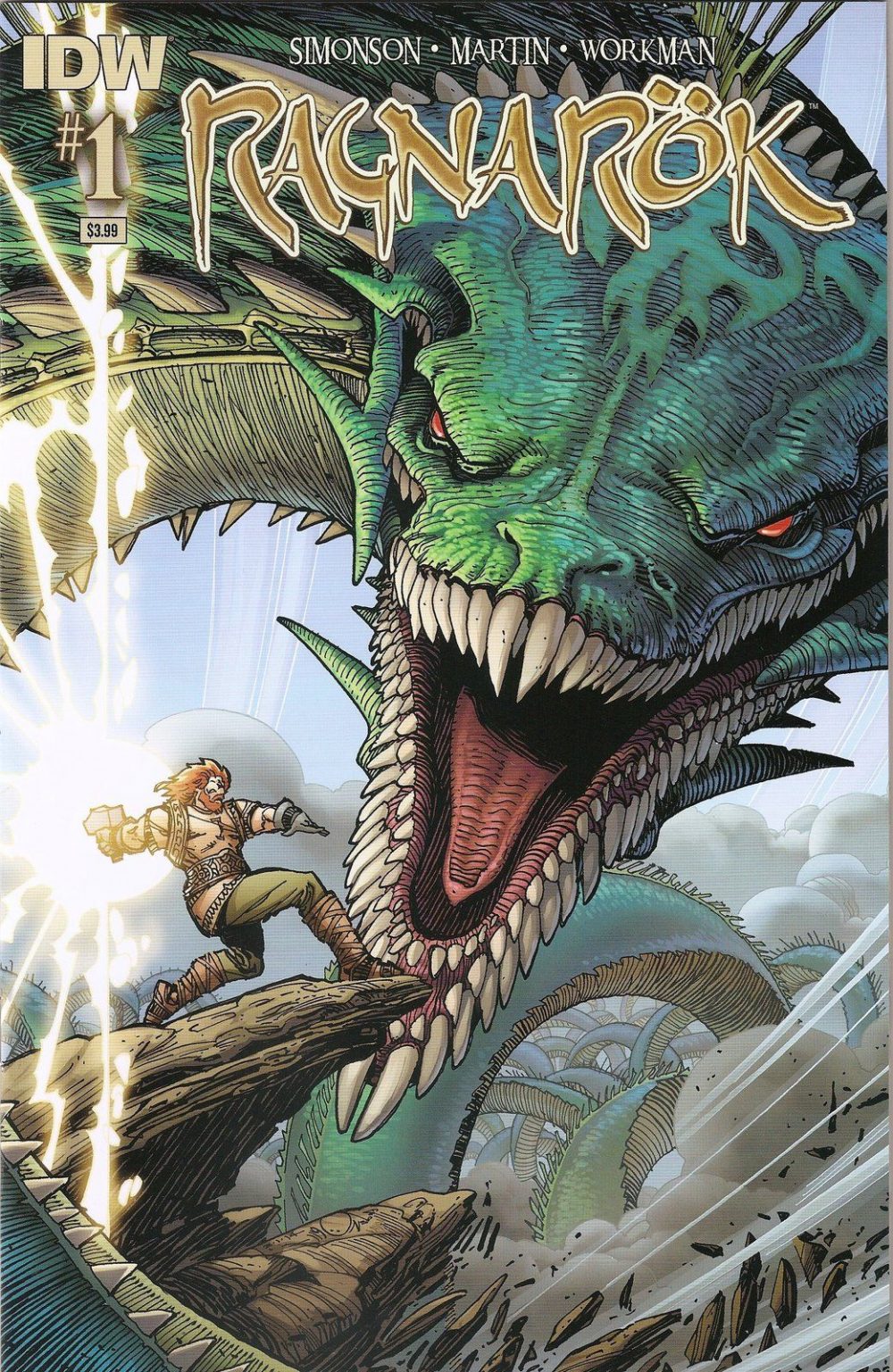 Ragnarok 1, copertina di Walter Simson