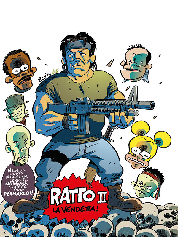 Rat-Man Gigante 56, copertina di Leo Ortolani