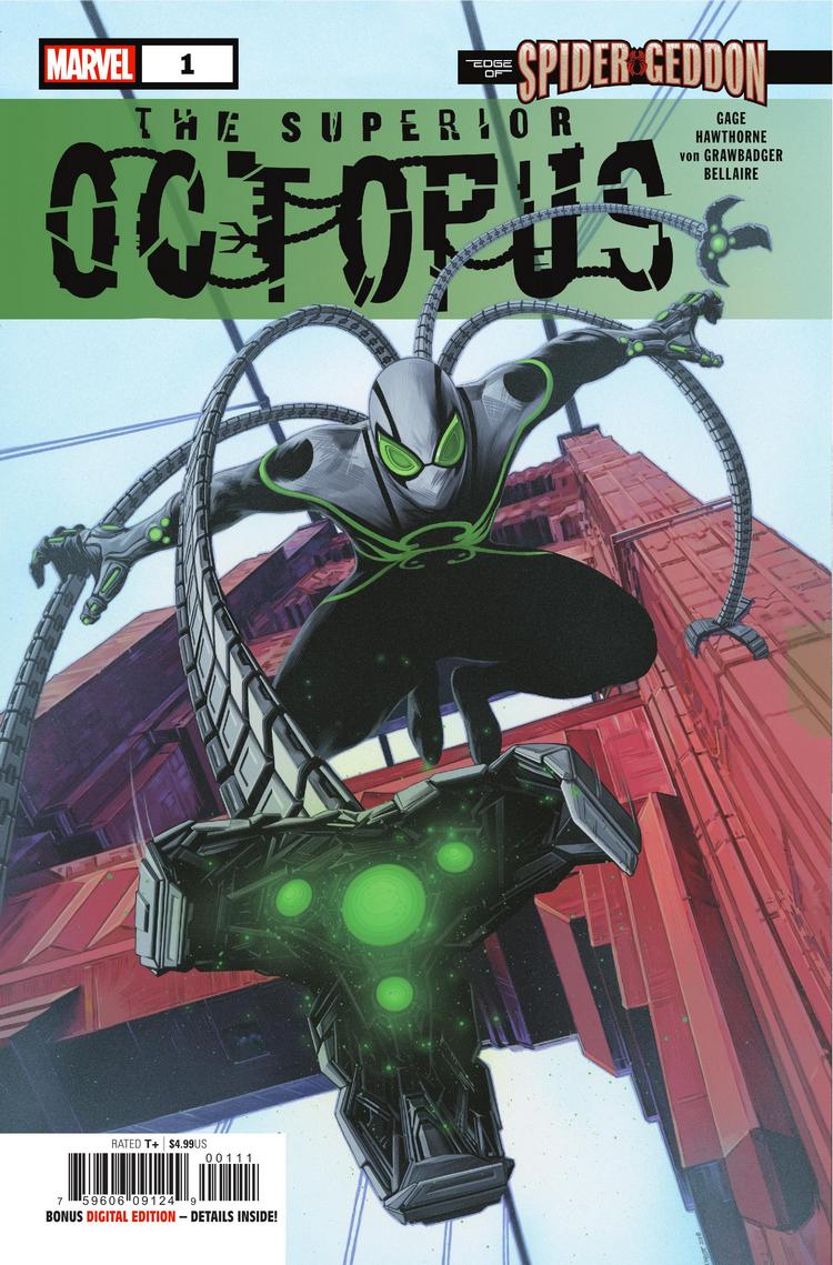 Superior Octopus #1, copertina di Travis Charest