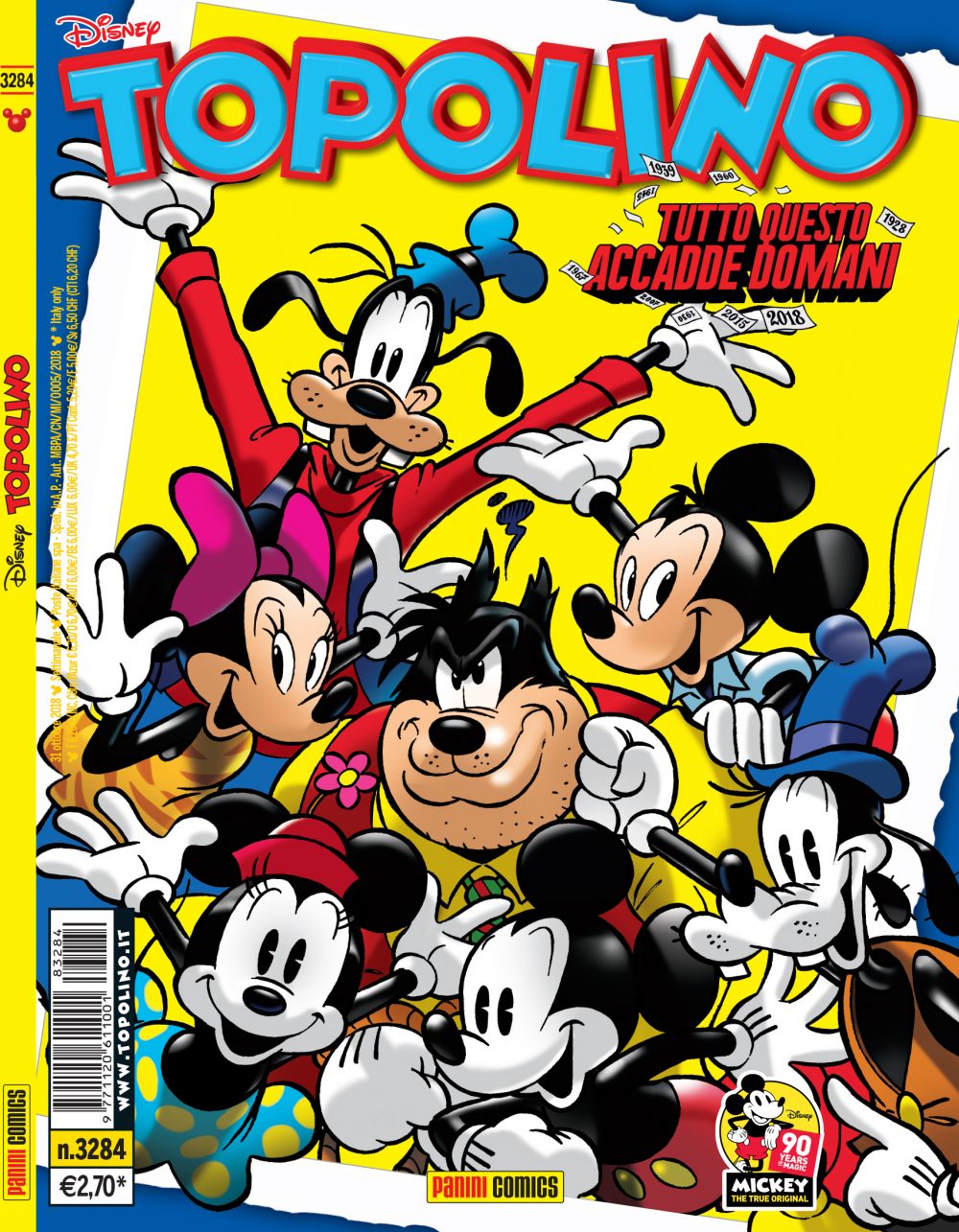 Topolino 3284, copertina di Casty