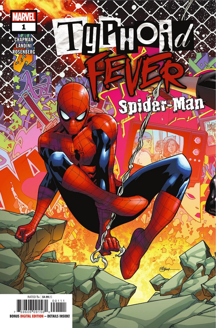 Typhoid Fever: Spider-Man #1, copertina di R.B. Silva